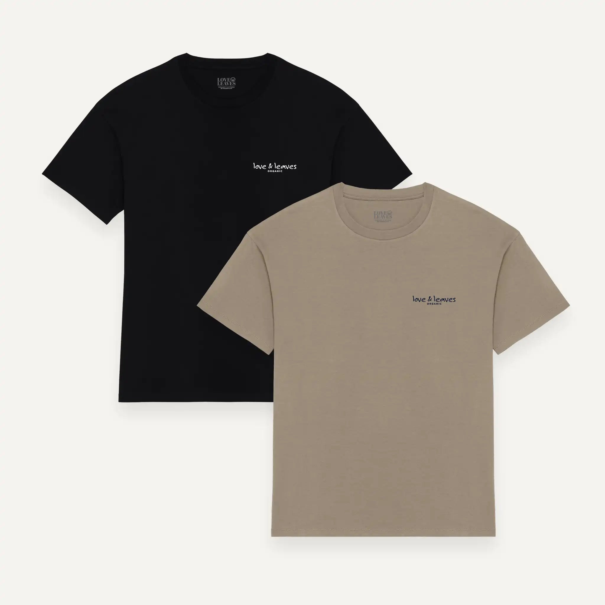 Men's 2 Pack Oversized Love & Leaves Organic T-shirt
