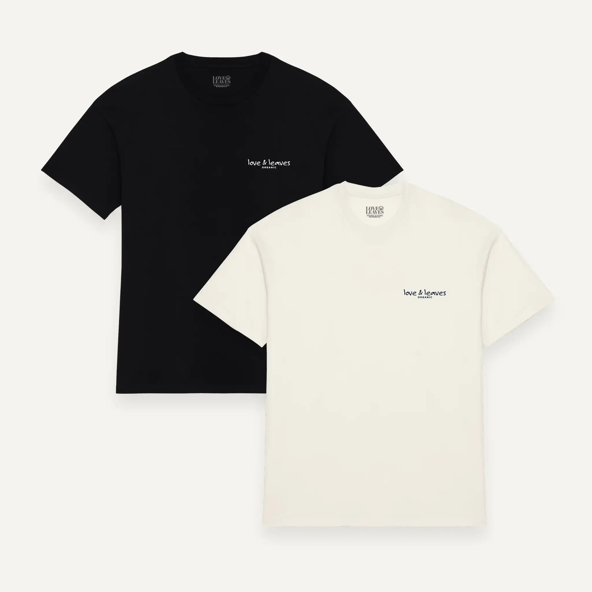Men's 2 Pack Oversized Love & Leaves Organic T-shirt