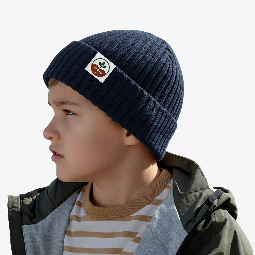 Grass Roots Forest School Kids Beanie (100% Organic)