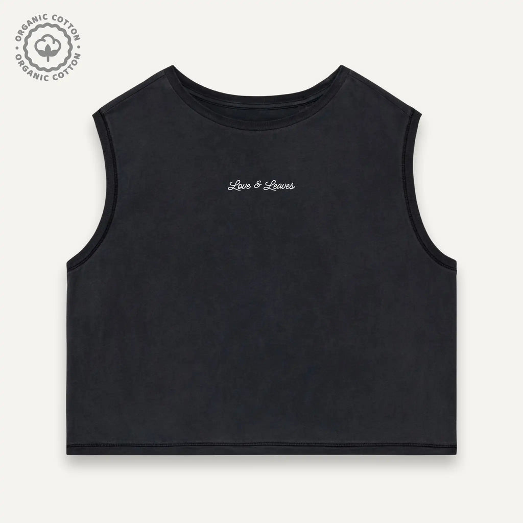Women's Organic Sleeveless Crop Tank