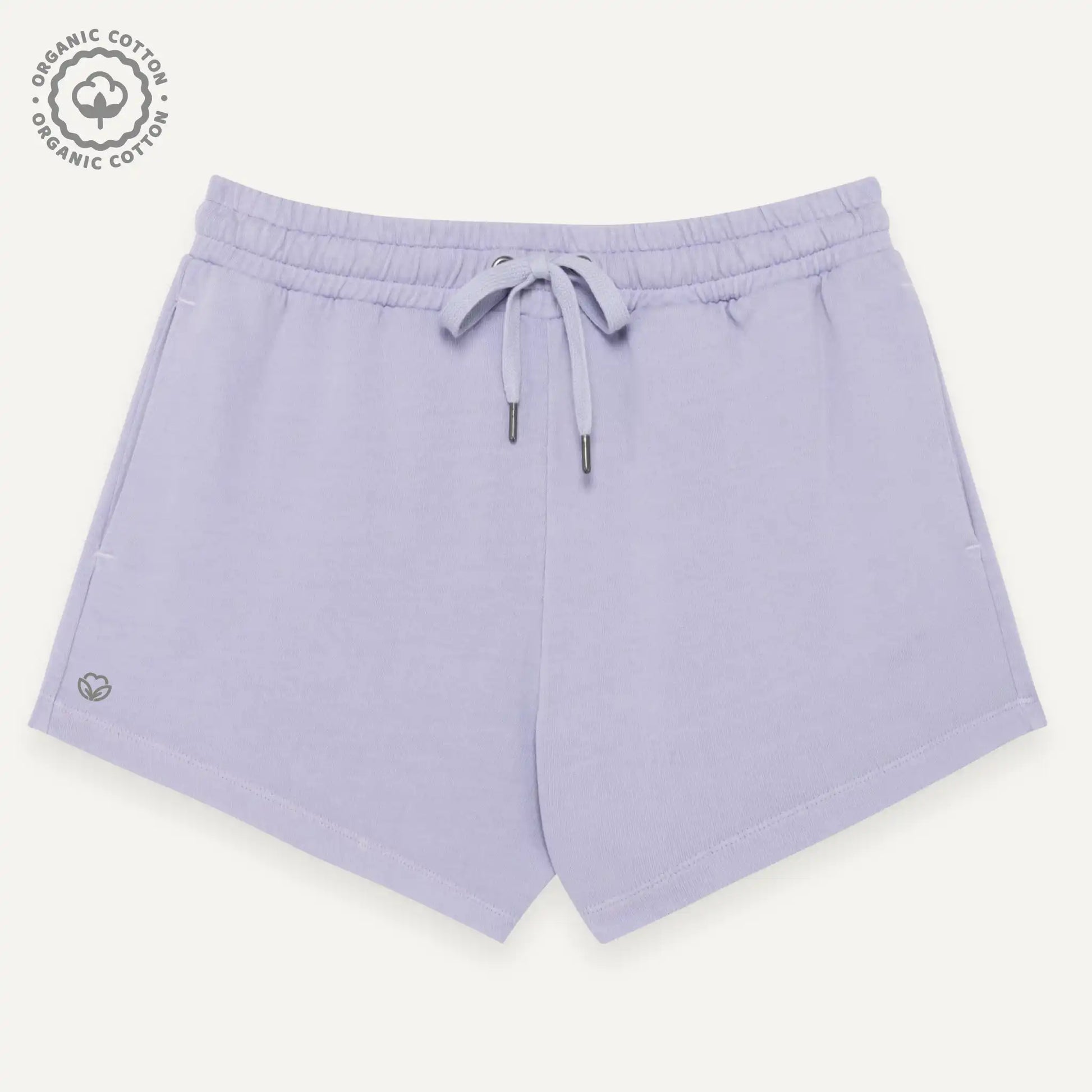 Women  Lilac 100% organic shorts