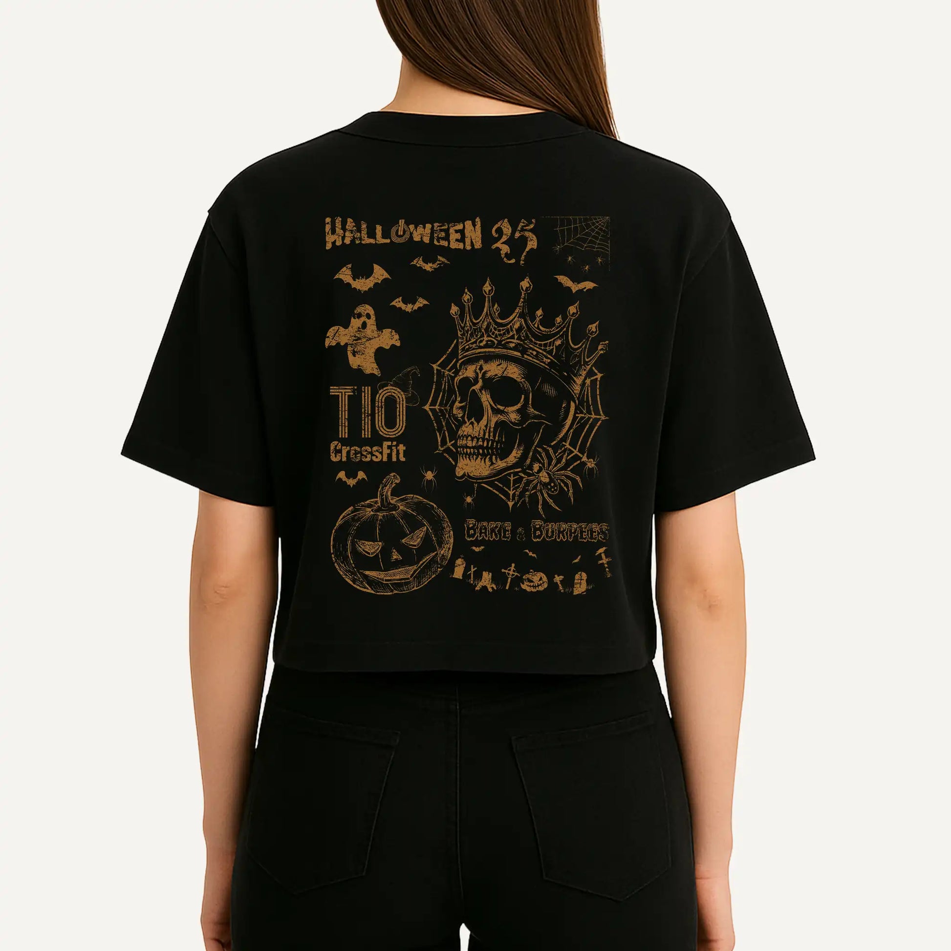 TIO Halloween '25 Boxy Crop Tee