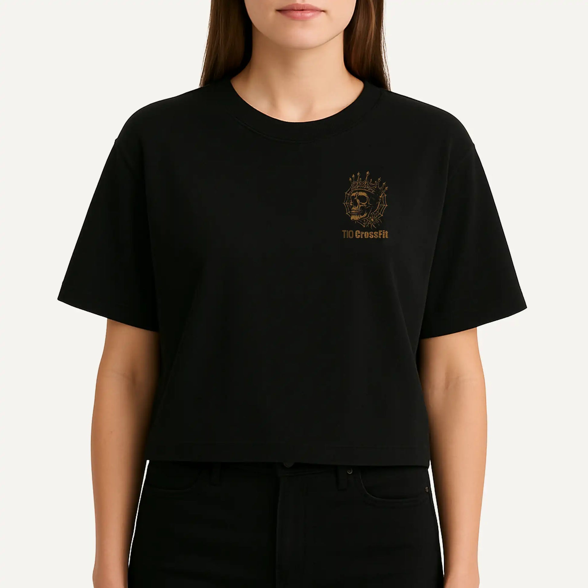 TIO Halloween '25 Boxy Crop Tee